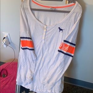 PINK Victoria’s Secret Tee Shirt With Buttons